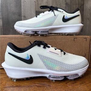 Nike Air Zoom Infinity Tour NRG Endless Pursuit Pack White Golf Shoes Sz 8.5